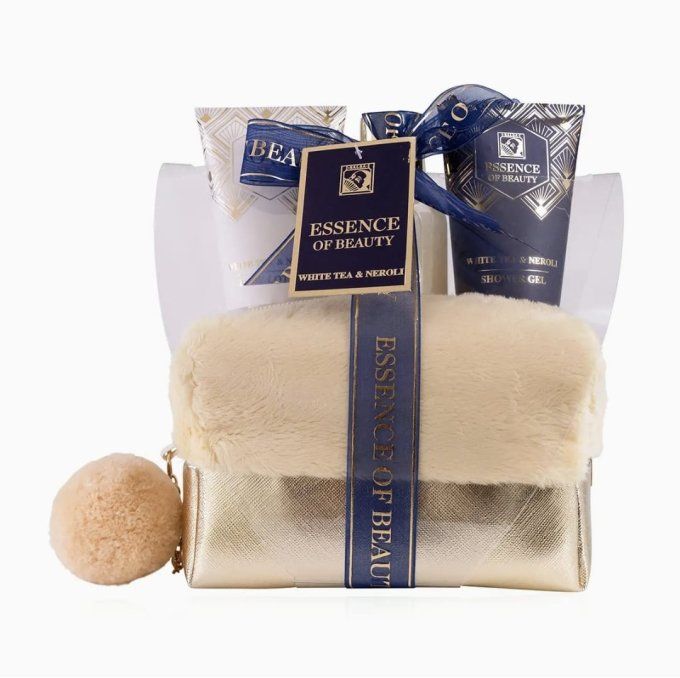 Coffret de bain avec trousse de toilette